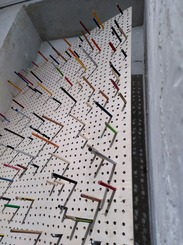 detail, NISCHE (recess) at exhibtion Rückzugsort, in Gallery Nachtspeicher, Hamburg 2025